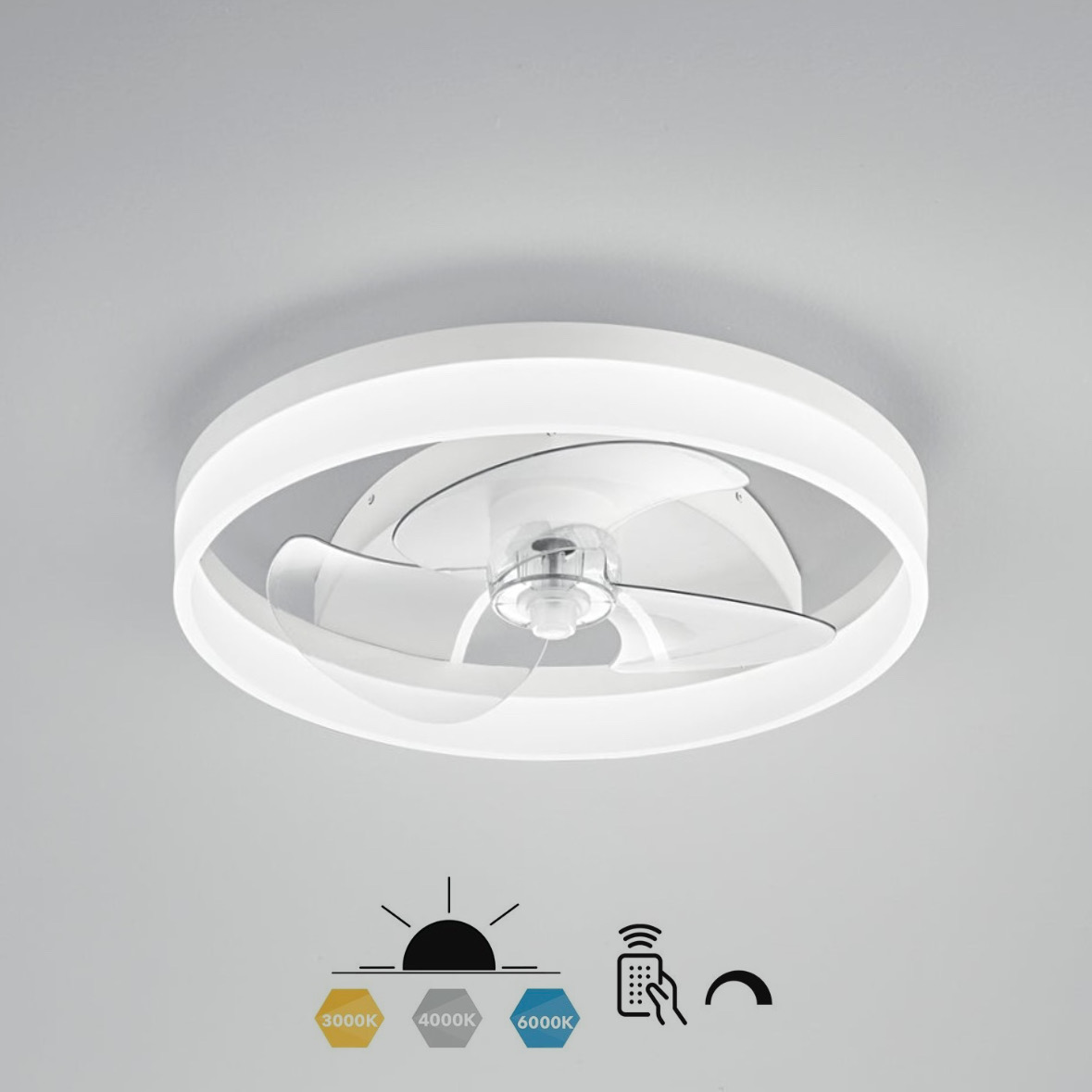Ventilatore serie 36 Design Luce
